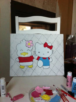 Hello Kitty and Pekkle LOVE