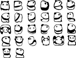panda alphabet