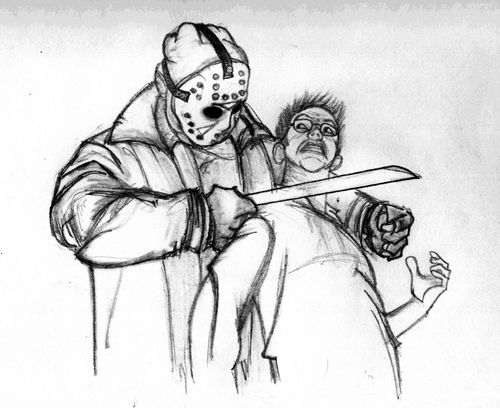 jason voorhees drawing 13th