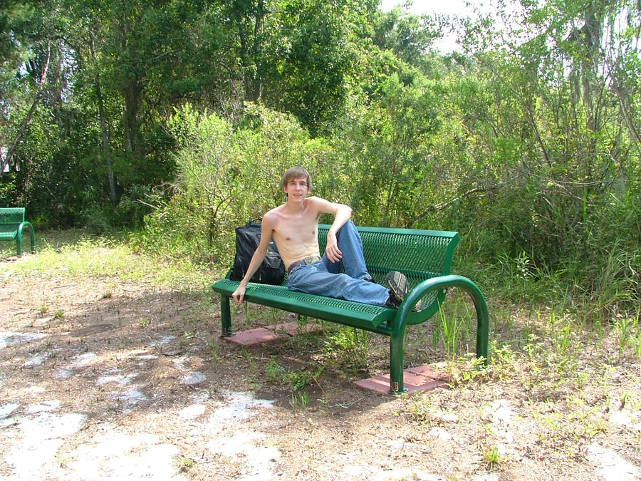 Forest Portrait: Benched