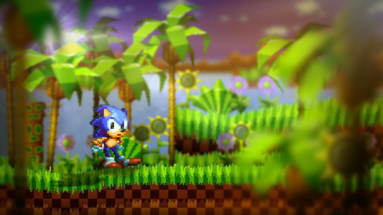 Louplayer on X: ~ Green Hill Zone ~ #SonicTheHedgehog #Sonic #pixelart   / X