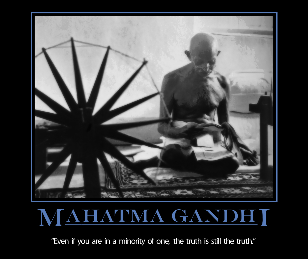 Gandhi Motivational Poster