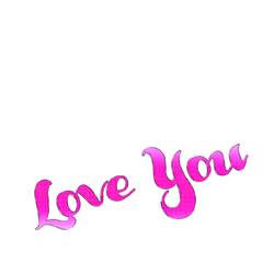 Love You-Texto Png