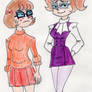 Velma and  Madelyne Dinkley