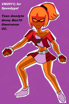 Ben 10 Omniverse OC: Teen Anodite Anna