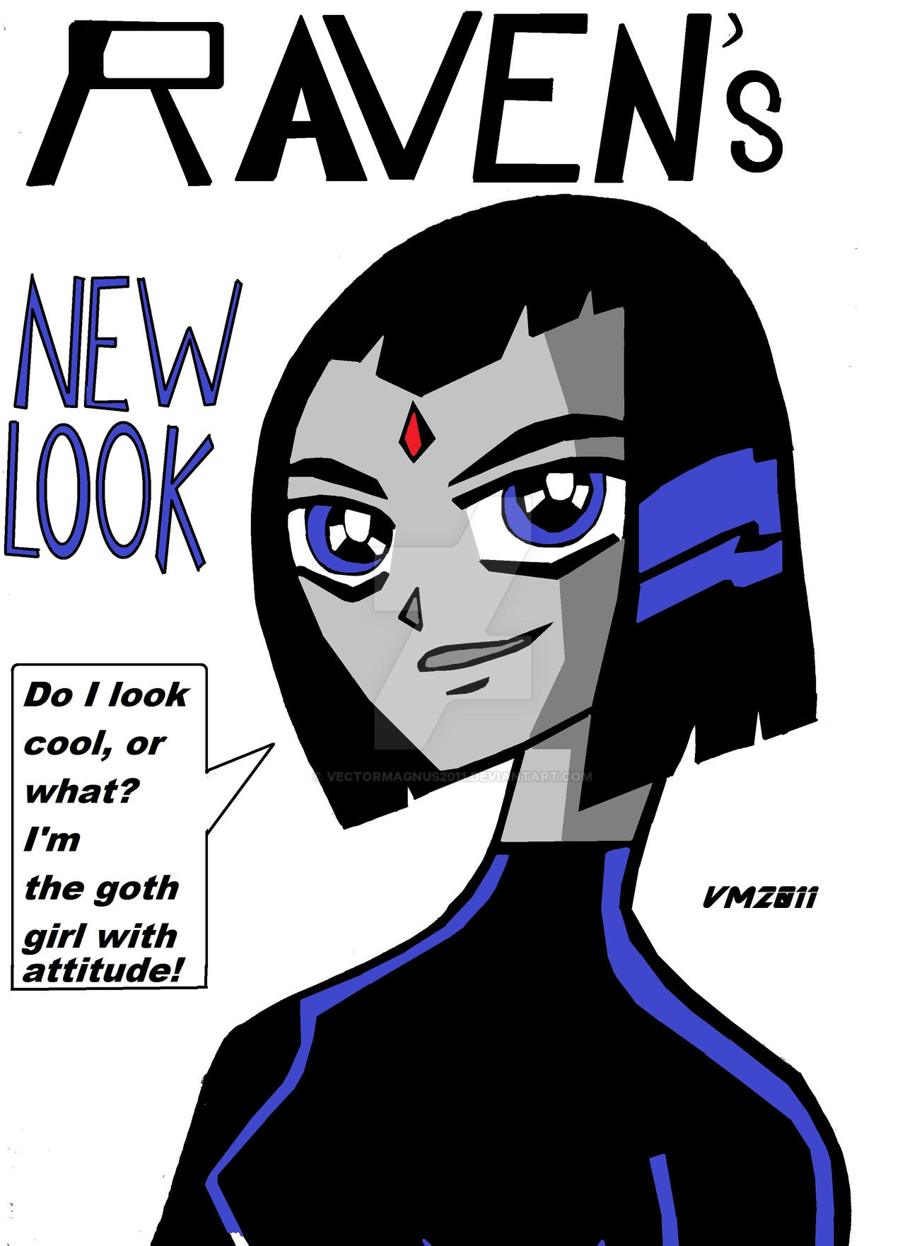 New Ravan Look RAVEN'S NEW LOOK by VectorMagnus2011 on DeviantArt