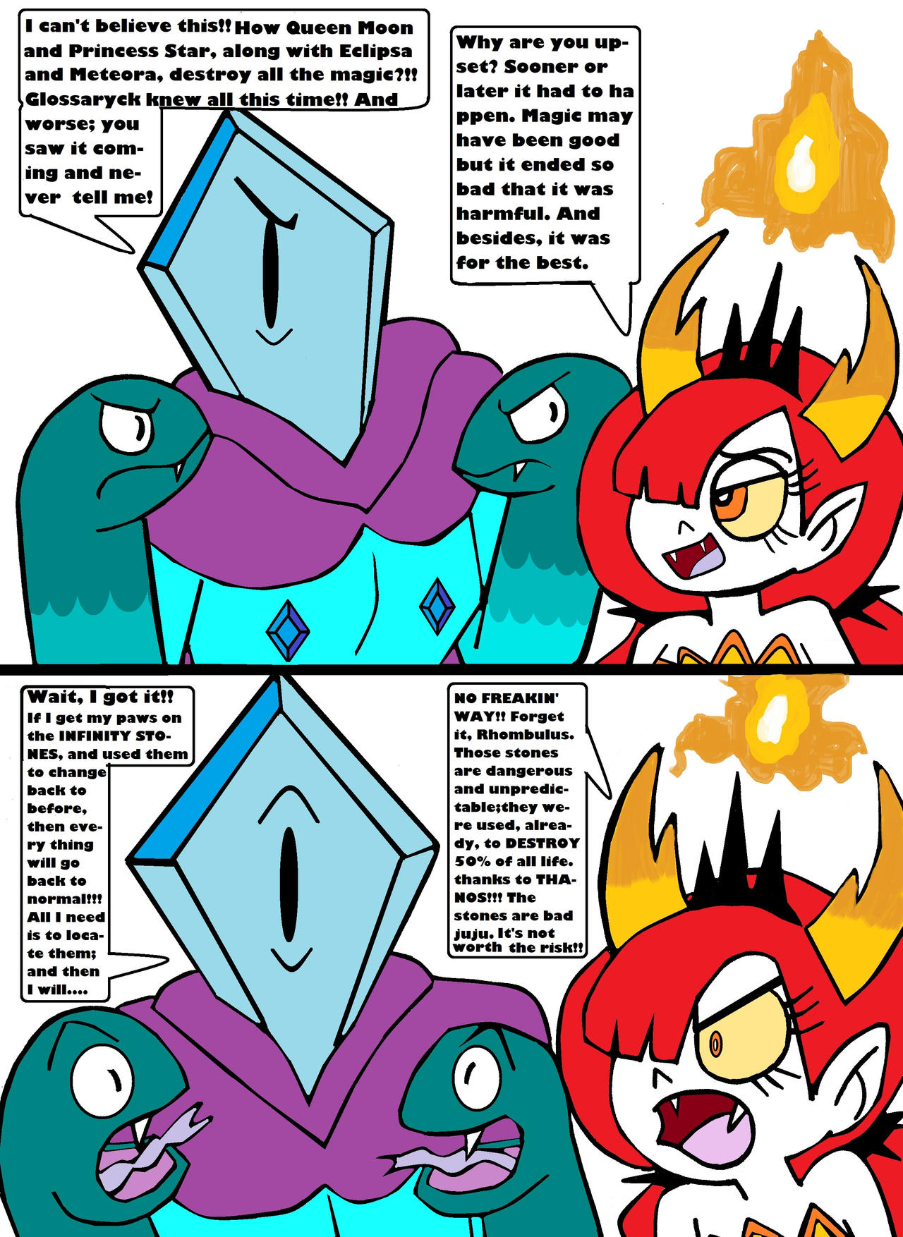 Heckapoo Vector Hekapoo and Rhombulus-Aftermath by VectorMagnus2011 on DeviantArt