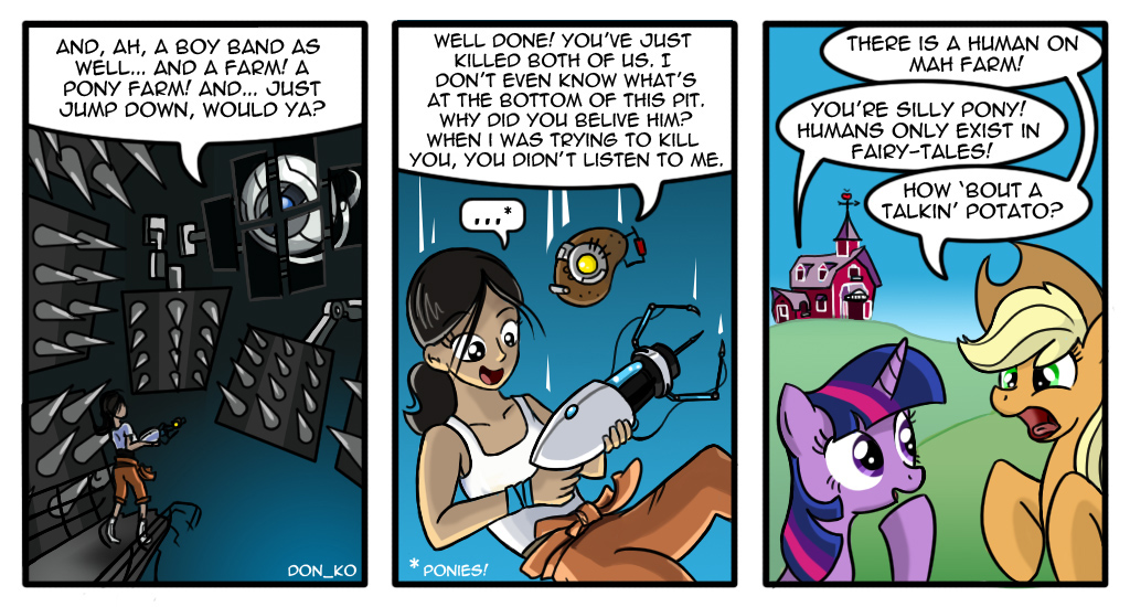 Pony Farm :Portal2 spoilers: