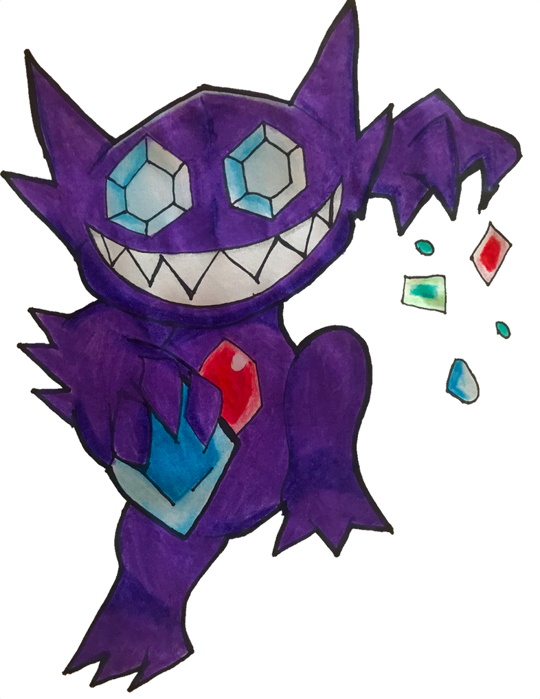Sableye Rake Sableye by RemVelvet on DeviantArt