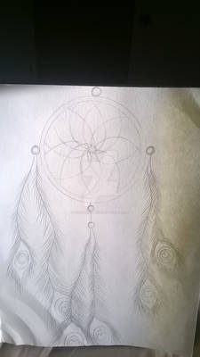 dream catcher outline