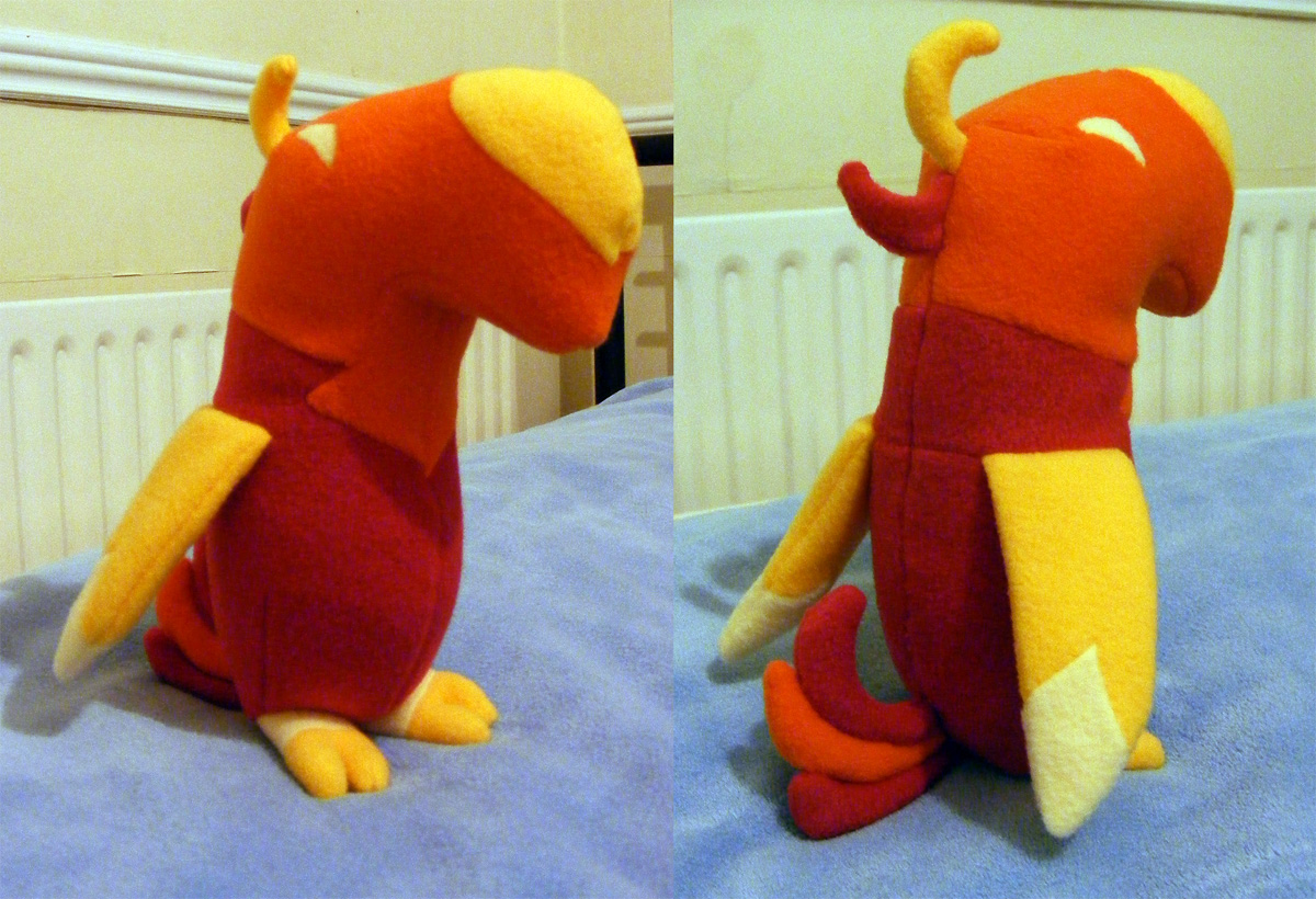 Baby phoenix plushie