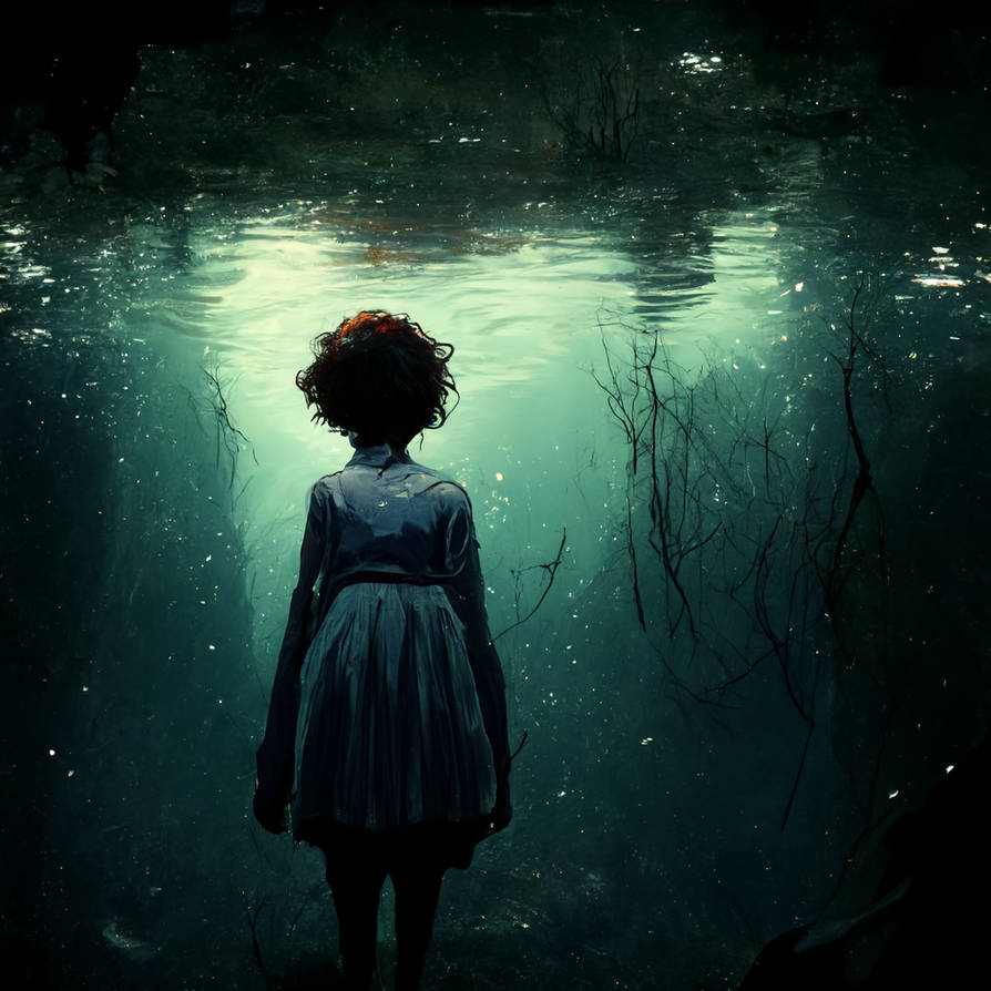 Last Breath Of Drowning Girl In Deep Dark by ihadsicr on DeviantArt
