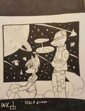 Space Cowboy (ink twenty) by Miffix Space Cowboy (ink twenty) by Miffix