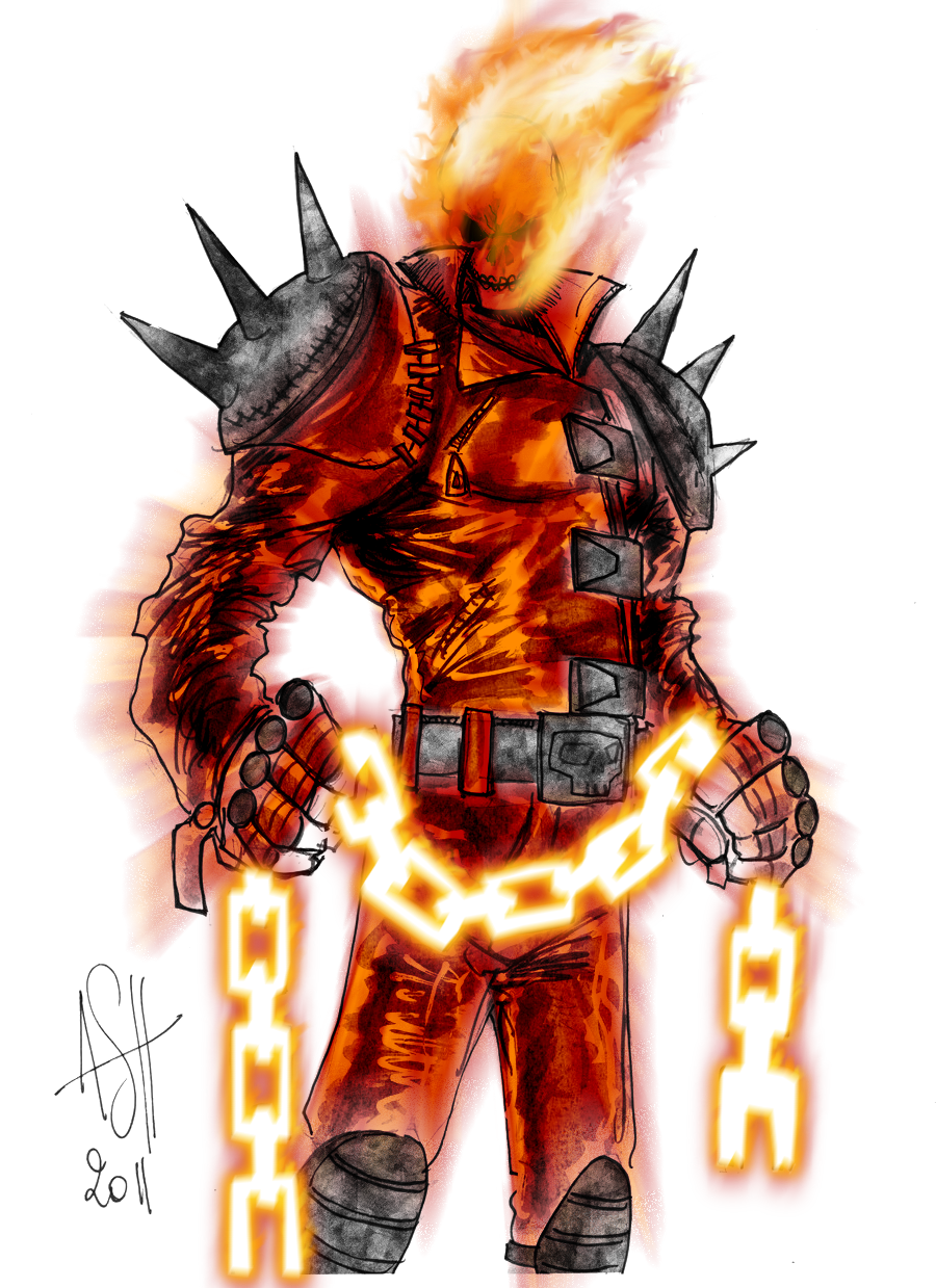 Ghost Rider Colored