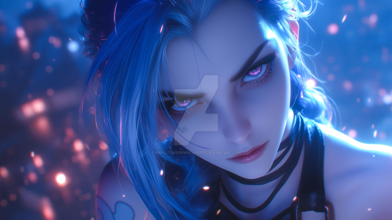 jinx-wallpaper4k by SmallTavernWallpaper on DeviantArt