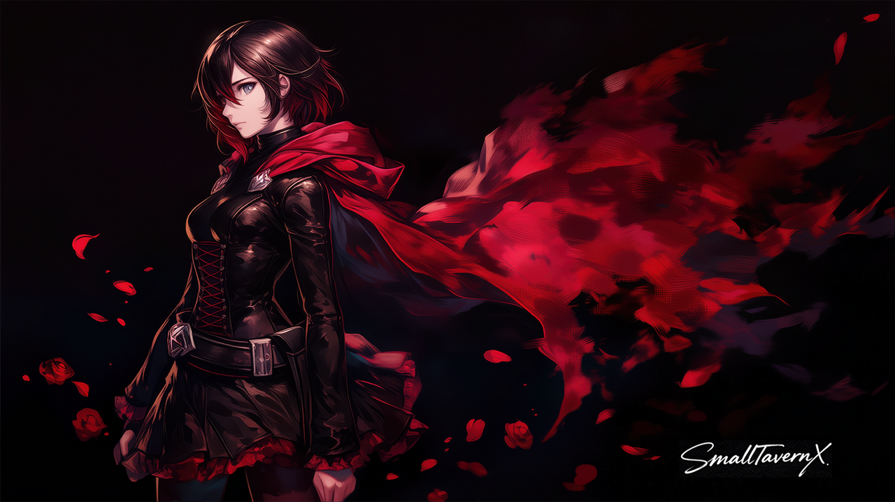 Ruby Rose Rwby Pattern Ruby Rose (RWBY) by SmallTavernX on DeviantArt