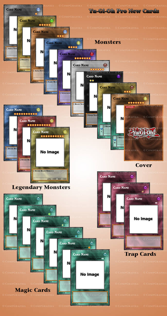 Yu-Gi-Oh New Design Cards (Final Version) by CompGrafika on DeviantArt