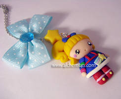 Iridella Rainbow Brite pendant