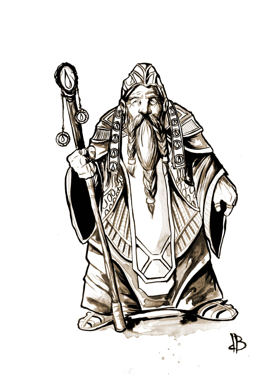 Male Dwarven Priest