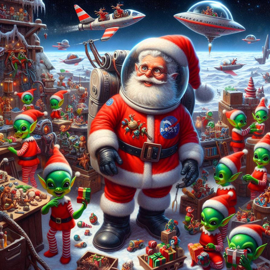 Spave Santa Space Santa by Ron-Tweedie on DeviantArt