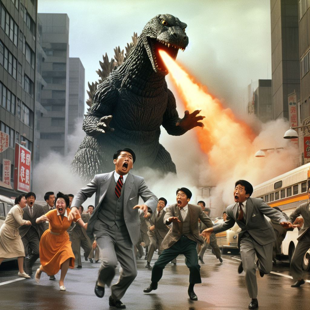Godzilla Rampage Tokyo Godzilla in Tokyo by Ron-Tweedie on DeviantArt