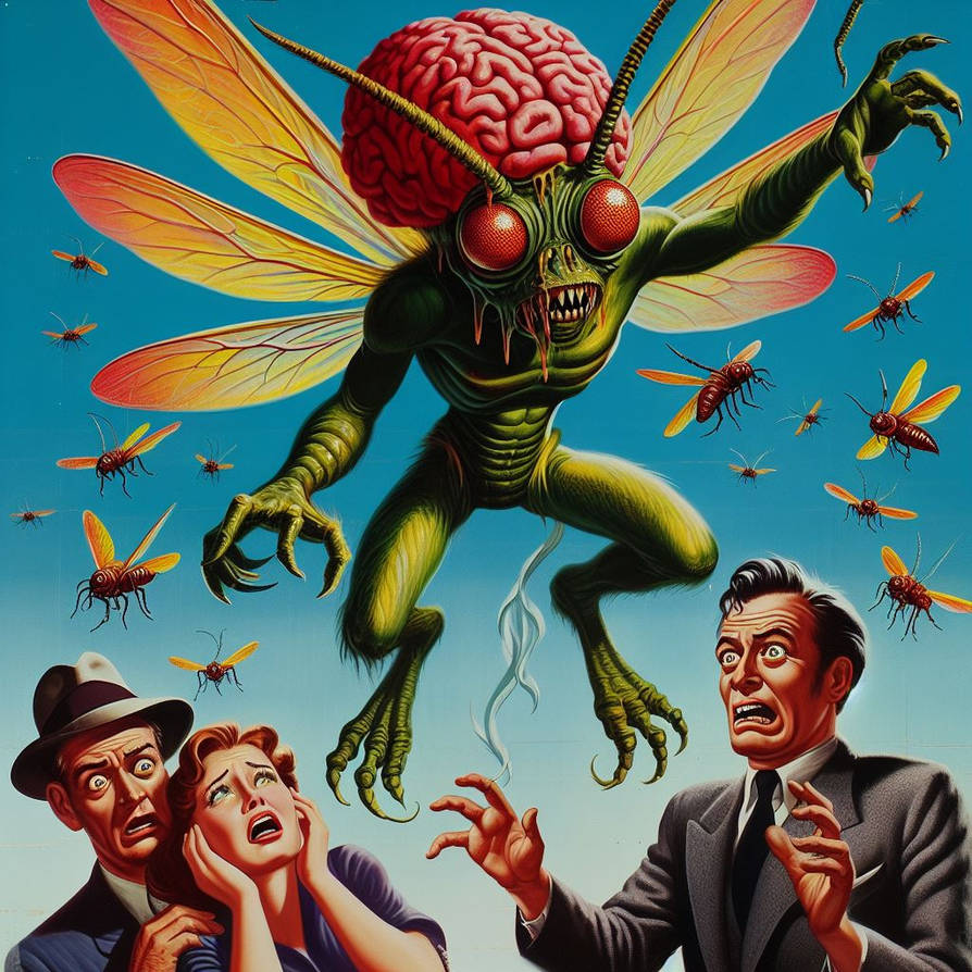Monster Brain Science Brain monster from OUTER SPACE by Ron-Tweedie on DeviantArt