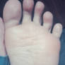 Kiss my foot and you'll have good luck ^^