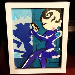 Agent Honeydew - Layered Paper Cut Piece