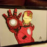 Iron Man - Layered Paper Cut Art Piece