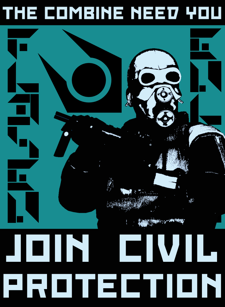 JOIN CIVIL PROTECTION Propaganda Poster by Flaxen420 on DeviantArt