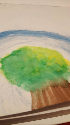simple watercolor tree 