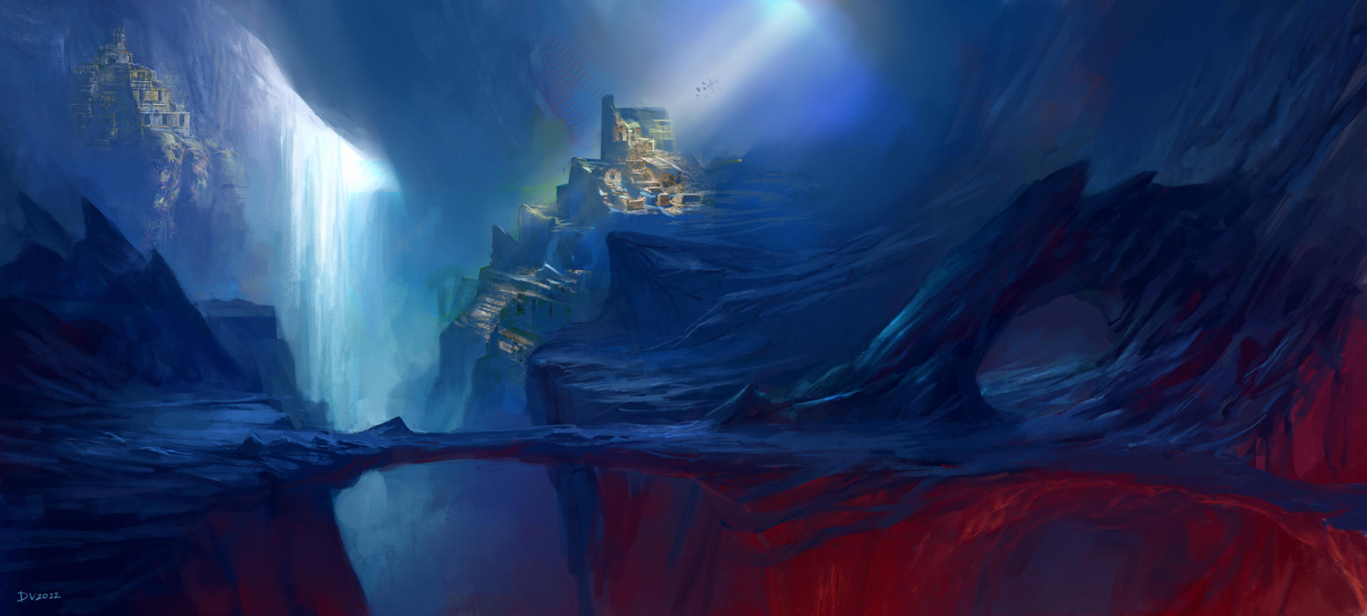 The Cave I by davidevart on DeviantArt