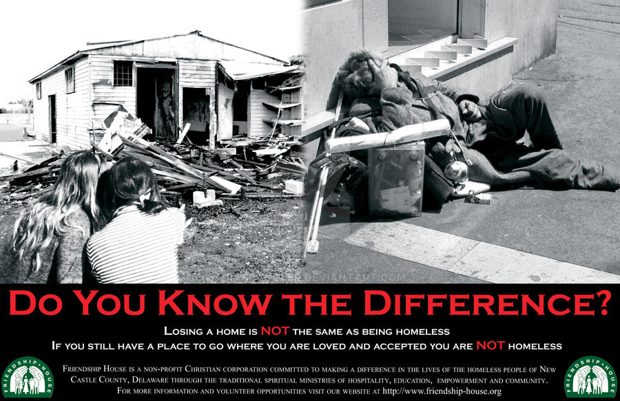 House Less Vs Homeless Homeless vs. Houseless Poster by raspangler on DeviantArt