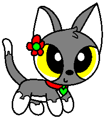 Flora the British Shorthair (PNG)