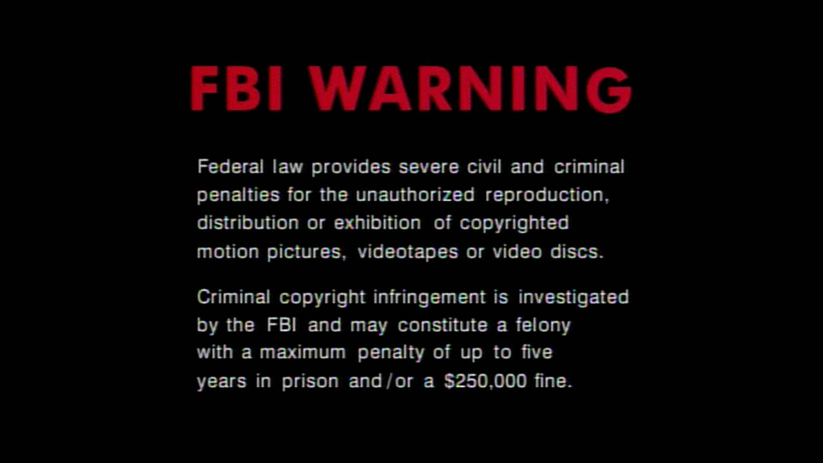 PolyGram FBI Warning Screen (1994-present) (BD) by CommanderBlossom on ...