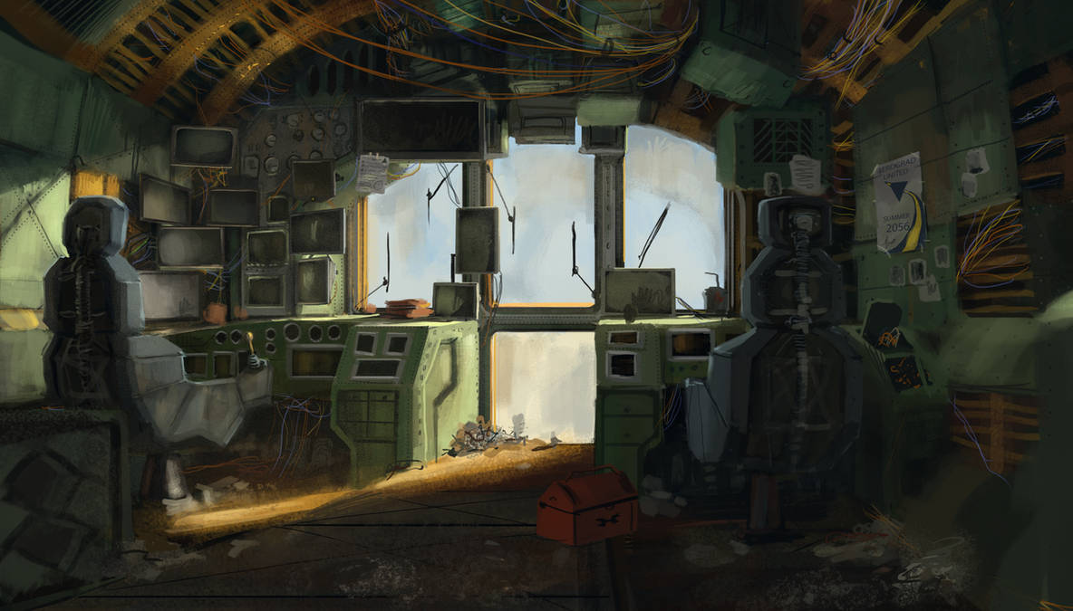 Rusty Ship Interior by J-Humphries on DeviantArt