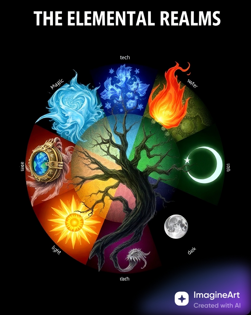 The Elemental Realms by Twi-Bee on DeviantArt