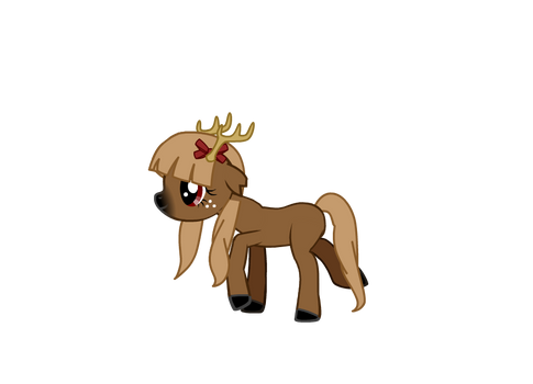 A deer pony! Idk what to name her.