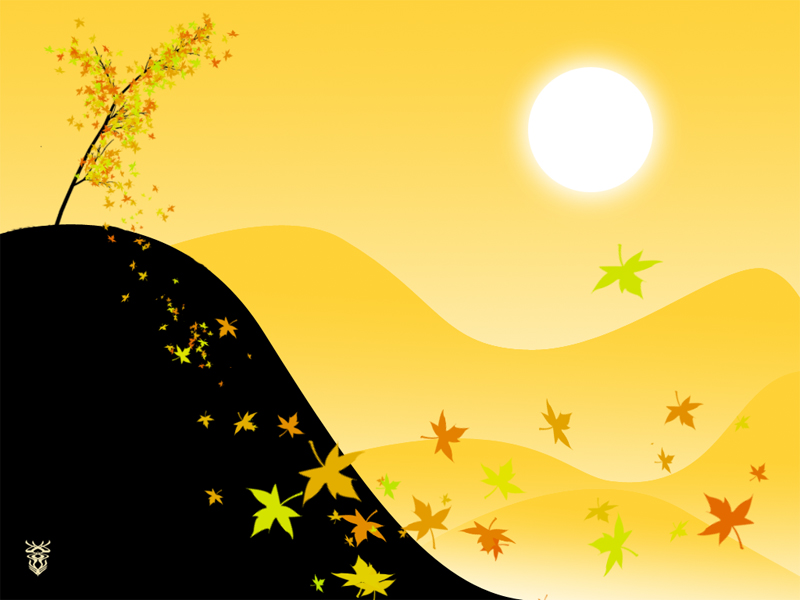 ::Autumn Leaves Wallpaper::