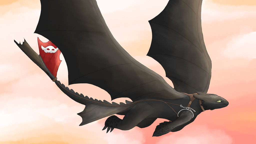 toothless in flight by xscarryshadow on DeviantArt