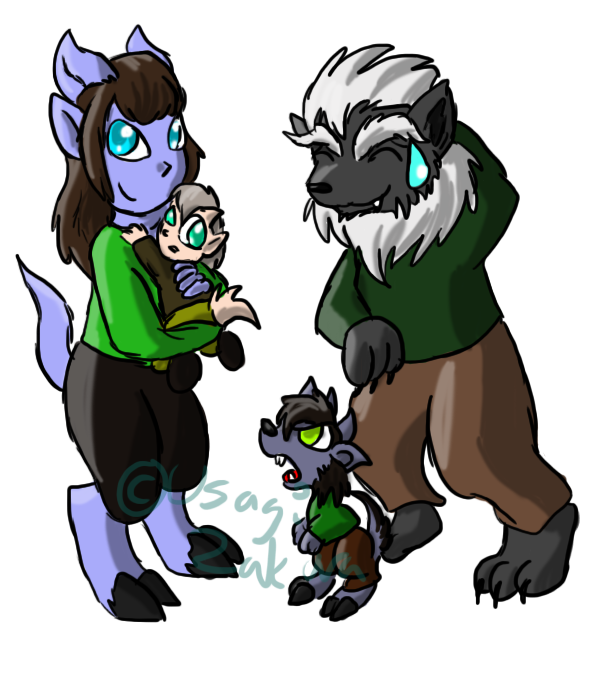 Draenei-worgen family