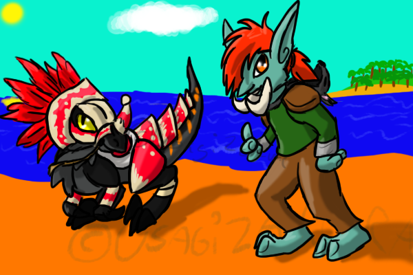 Troll Riding A Raptror A troll and his raptor by Usagi-Zakura on DeviantArt