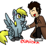 Derpy and the Tenth Doctor
