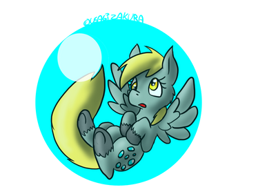 Derpy in a bubble