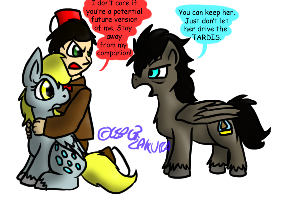 Derpy and 11 VS Dissy