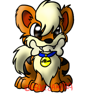 Growlithe pup