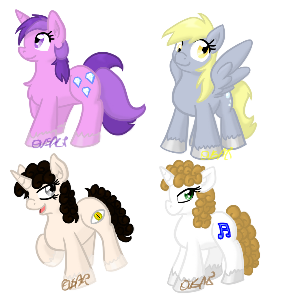 Colored Ponies