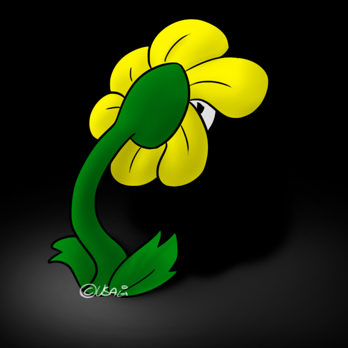 Angry Flowey by Usagi-Zakura on DeviantArt