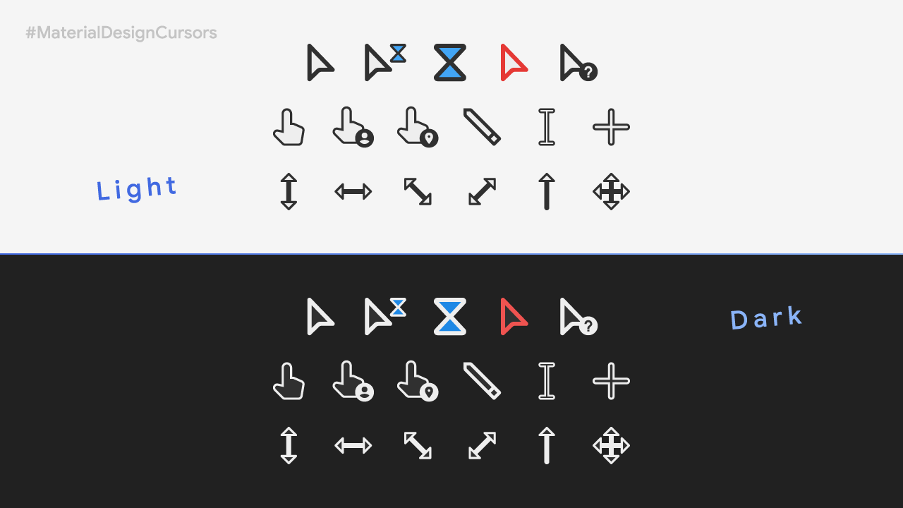 Digital Cursor MaterialDesignCursors by UserName12314214 on DeviantArt