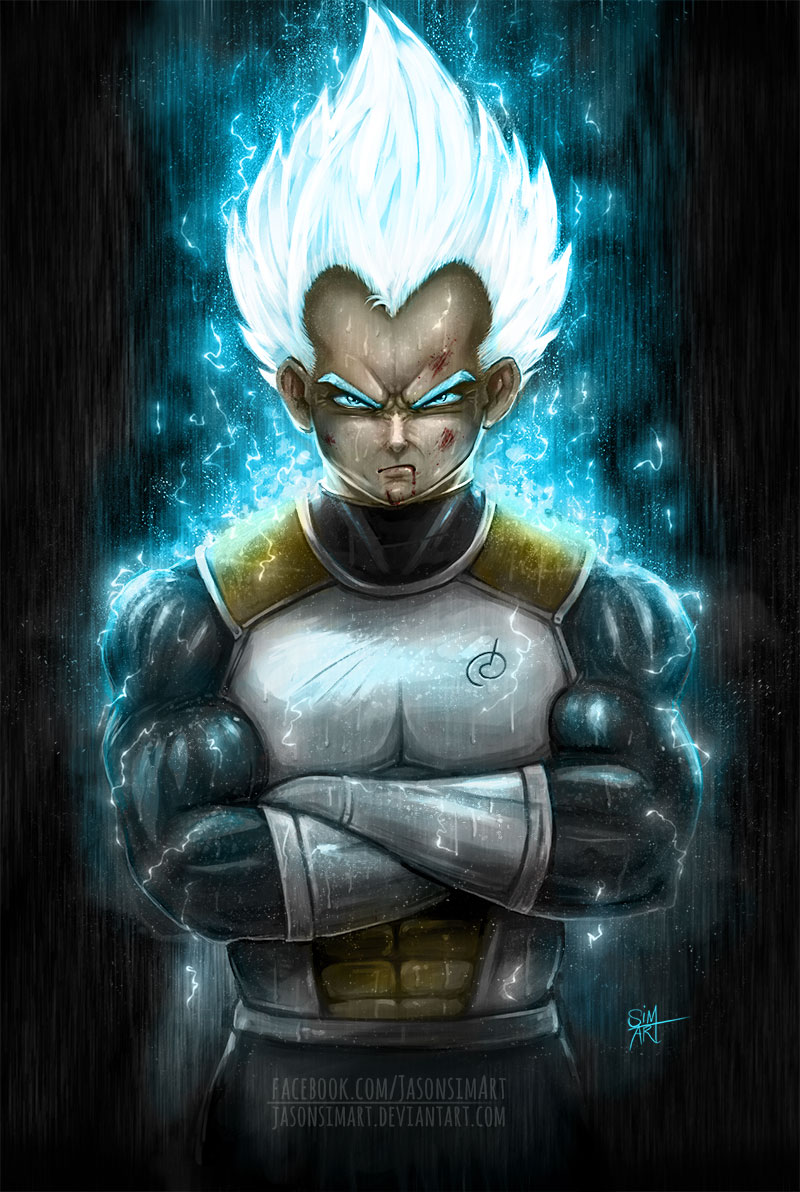 Vegeta Super Saiyan God